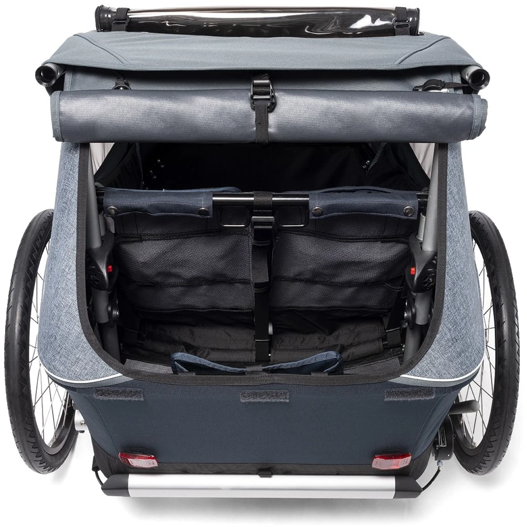 Croozer Kid Vaaya 2 - Fahrradanhänger Für 2 Kinder - Graphite Blue 6 Croozer Kid Vaaya 2 - Fahrradanhänger Für 2 Kinder - Graphite Blue – Bild 6