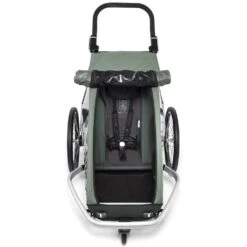 Croozer Kid Vaaya 1 - Fahrradanhänger Für 1 Kind - Jungle Green -Croozer 369333 09 d 797347