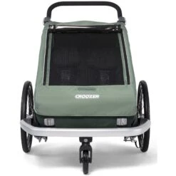 Croozer Kid Vaaya 2 - Fahrradanhänger Für 2 Kinder - Jungle Green -Croozer 369336 02 d 797355