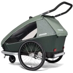 Croozer Kid Vaaya 2 - Fahrradanhänger Für 2 Kinder - Jungle Green -Croozer 369336 07 d 797359