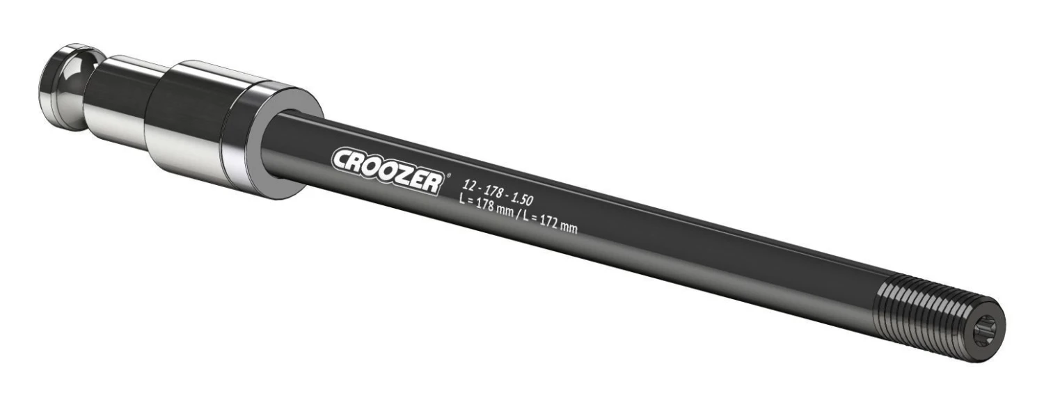 Croozer Steckachse Mit Kupplung-XL Ab 2016 M12x1,5 142-148mm Rund Für Kid / Kid Plus