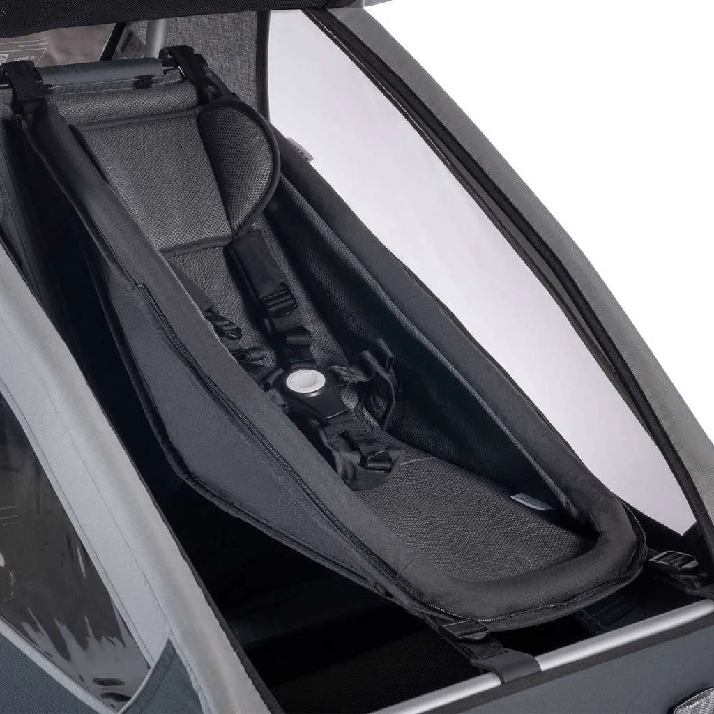 Croozer Climatex Babysitz Für Kid Fahrradanhänger - Schwarz 2 Croozer Climatex Babysitz Für Kid Fahrradanhänger - Schwarz – Bild 2