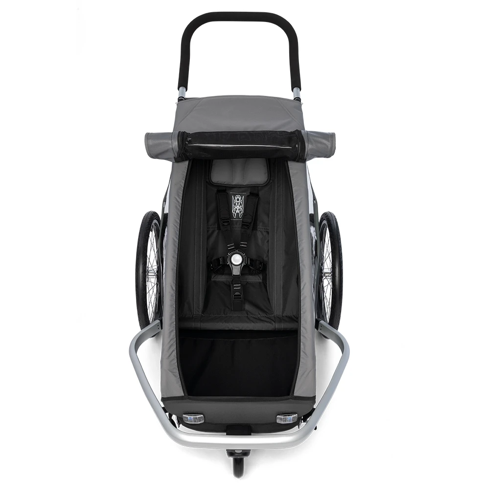 Croozer Kid Keeke 1 - Fahrradanhänger Für 1 Kind - Mountain Grey 9 Croozer Kid Keeke 1 - Fahrradanhänger Für 1 Kind - Mountain Grey – Bild 9