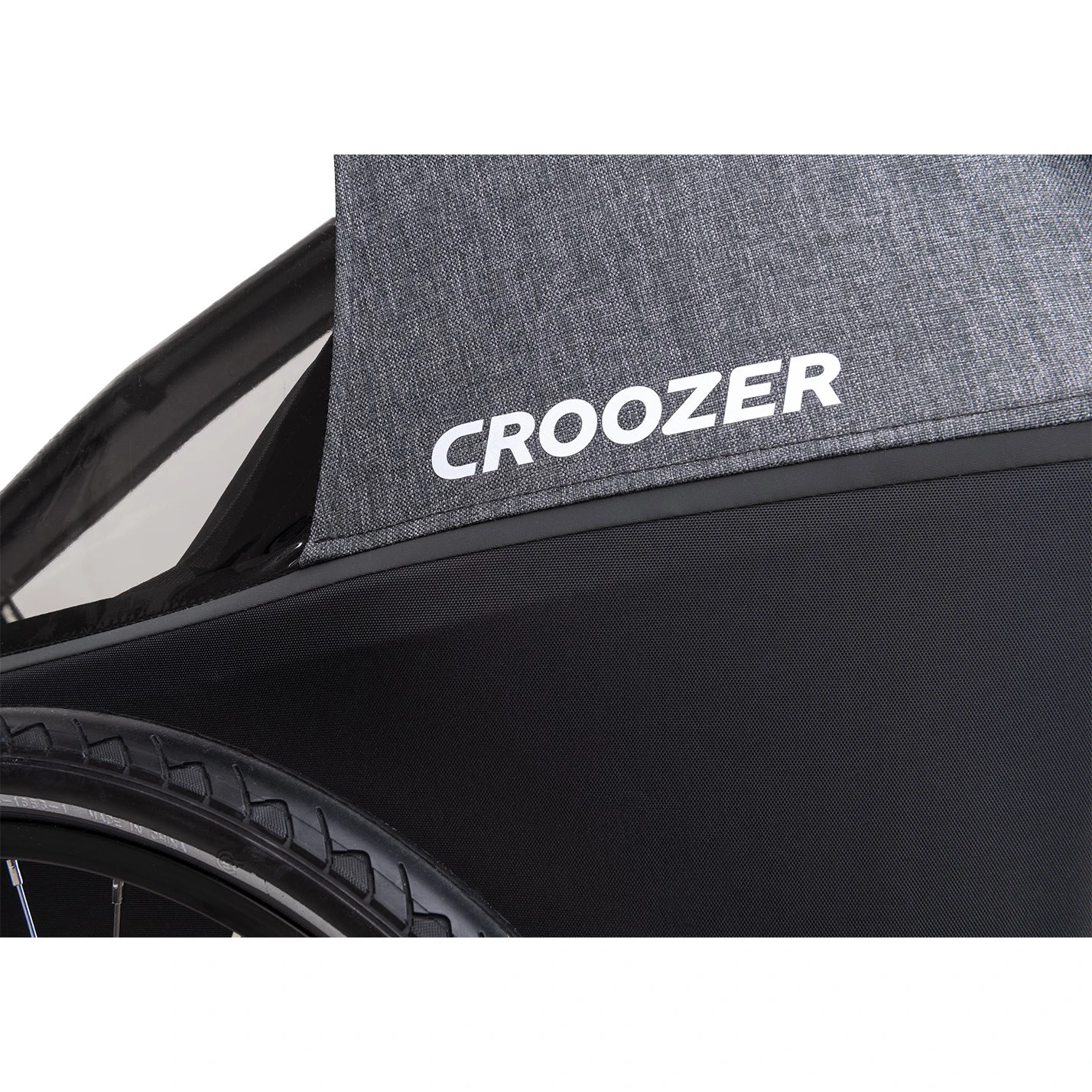 Croozer Kid Keeke 1 - Fahrradanhänger Für 1 Kind - Mountain Grey 12 Croozer Kid Keeke 1 - Fahrradanhänger Für 1 Kind - Mountain Grey – Bild 12