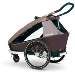Croozer Kid Vaaya 1 - Fahrradanhänger Für 1 Kind - Blossom Red -Croozer croozer kid vaaya 1 bike trailer for 1 kid blossom red 3 1267552