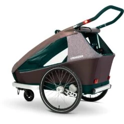 Croozer Kid Vaaya 2 - Fahrradanhänger Für 2 Kinder - Blossom Red -Croozer croozer kid vaaya 2 bike trailer for 2 kids blossom red 10 1267581