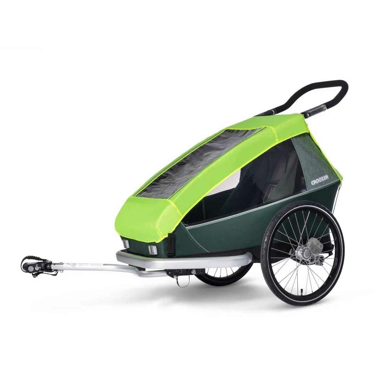 Croozer Regenverdeck Für Kid 1-Sitz Fahrradanhänger - Lightning Yellow 2 Croozer Regenverdeck Für Kid 1-Sitz Fahrradanhänger - Lightning Yellow – Bild 2